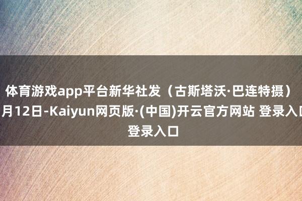 体育游戏app平台　　新华社发（古斯塔沃·巴连特摄）　　1月12日-Kaiyun网页版·(中国)开云官方网站 登录入口
